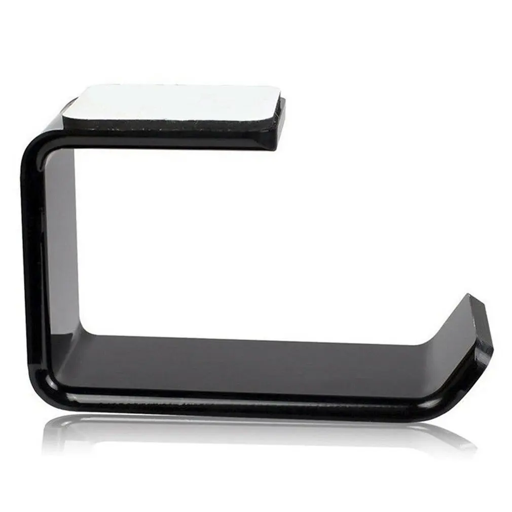 

Simple Headphone Stand Hanger Hook Tape Under Desk Dual Headset Mount Holder Easy To Use Earphone Accessories Kits ONLENY