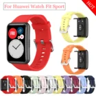 Резиновый ремешок для Huawei Watch Fit, умный Браслет, аксессуары, высококачественный сменный спортивный браслет huawei fit с инструментом