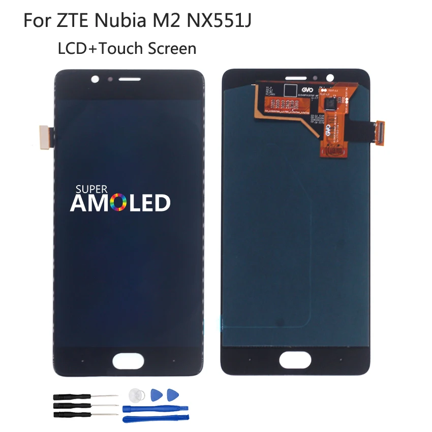 Оригинальный Для ZTE Nubia M2 NX551J ЖК дисплей сенсорный экран дигитайзер Запасные