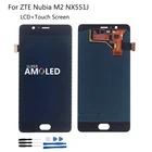 Оригинальный ЖК-дисплей для ZTE Nubia M2 NX551J, сенсорный экран, дигитайзер, запасные части для Nubia M2, экран, ЖК-дисплей в сборе