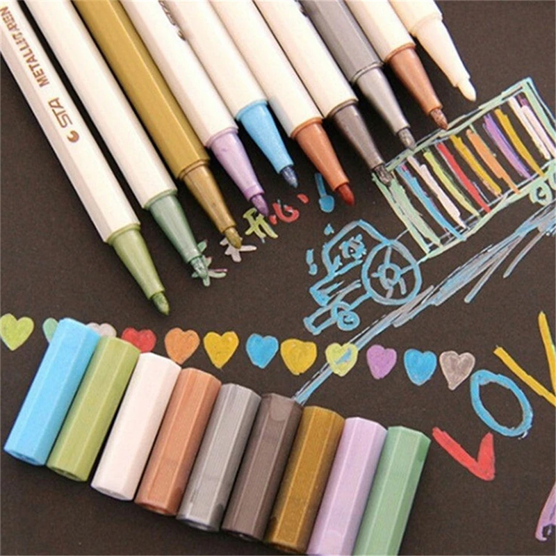 Высокая Зажигалка Plumones 10 шт./лот Finecolour маркеры для эскизов сенсорный
