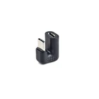 Переходник USB 180 Type C (штекер)Micro USB (гнездо), угол 3,1 градусов, otg USB-C, для зарядки и передачи данных