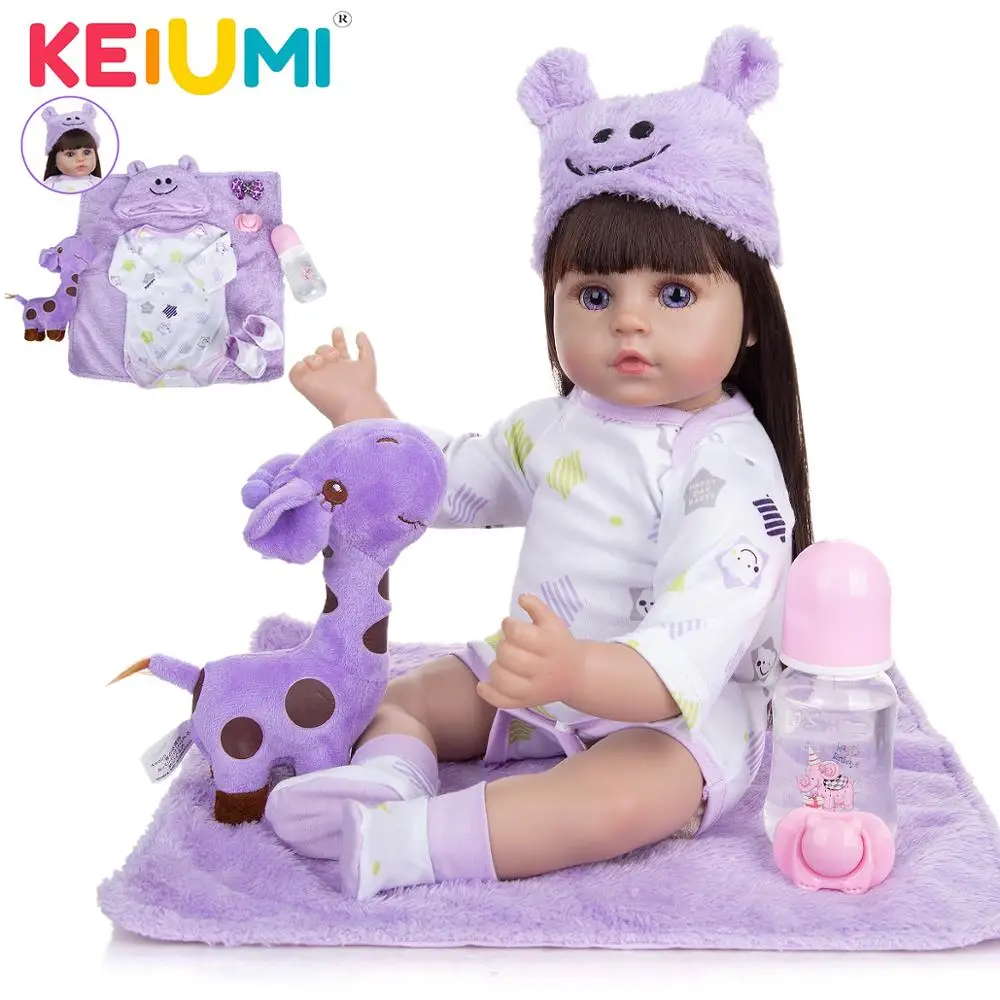 Кукла младенец KEIUMI мягкая виниловая игрушка реалистичное тело отличная игрушки