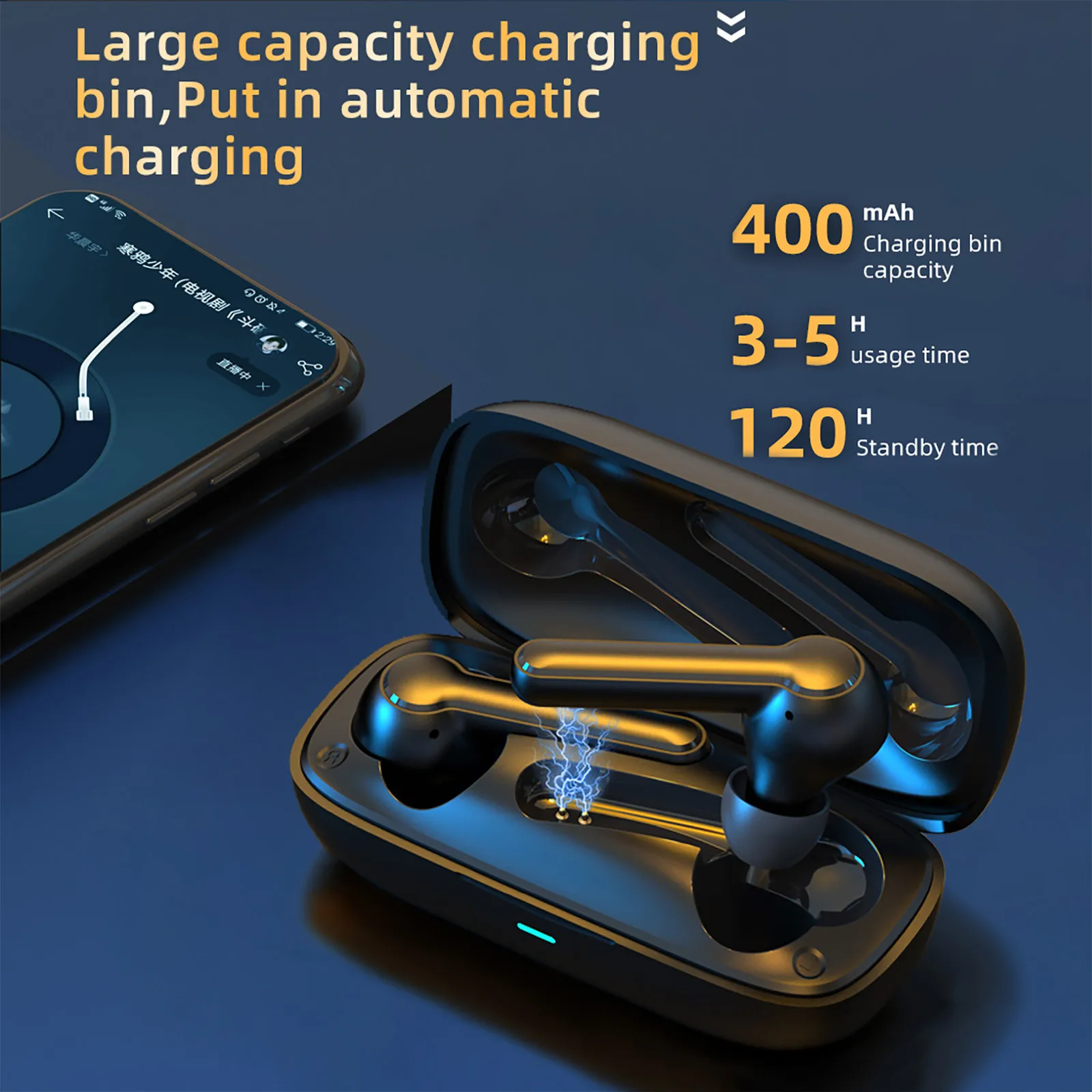 Новые Беспроводные спортивные Bluetooth наушники XY20 стерео с зарядным отделением #