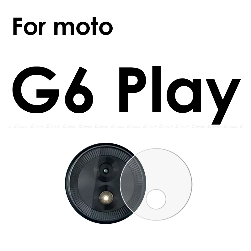 For Moto G6 Play Задняя крышка объектива камеры из закаленного стекла для Motorola Moto G7 G6 G5S G5 G4 Plus power Z2 Z Force Play Защитная пленка для экрана - Цвет: For Moto G6 Play