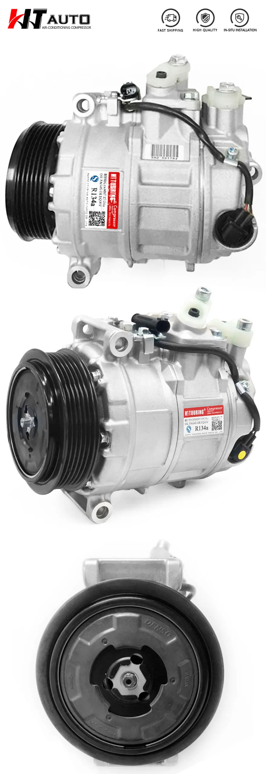Компрессор кондиционера для MERCEDES W203 C180 C200 C240 C320 C270 C220 C30 C280 C350 C230 CL203 S203 W204 S204 C204 447170-8330 447180