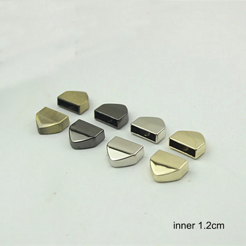 50pcs 12/18/25mm Metal Tail Clip Screws Stopper Buckles Zipper End Hook Bags Belt Decoration Buckle Edging DIY Accessory