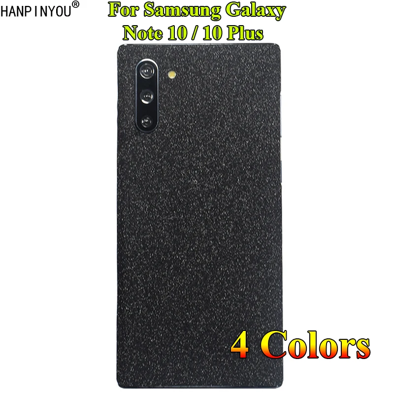 Для samsung Galaxy Note 10/10 Plus/5G полная задняя вспышка матовая крышка пленка защитная кожа