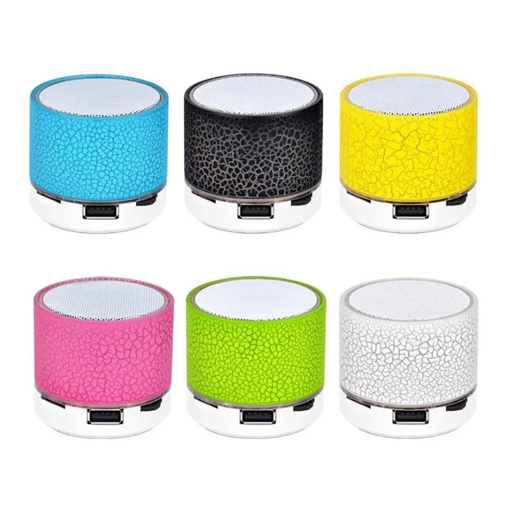 Беспроводной Bluetooth динамик цветной светильник маленький звук трещин мини