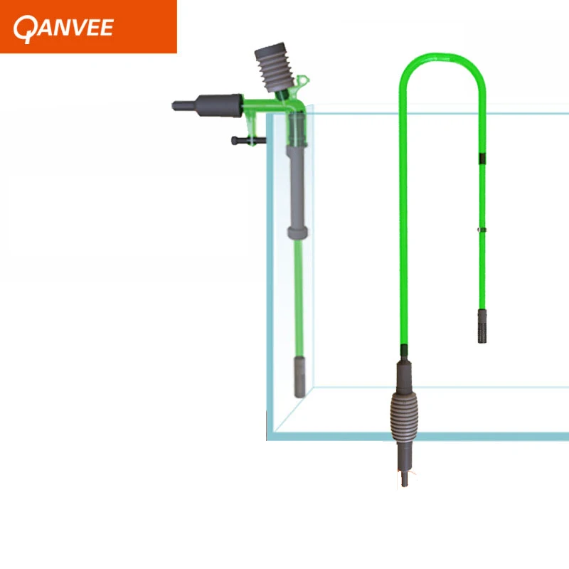 

Высокое качество резервуар для аквариума, смены воды, Ручной Сифон трубка для насоса, резервуар для аквариума, инструменты для чистки, слив ...