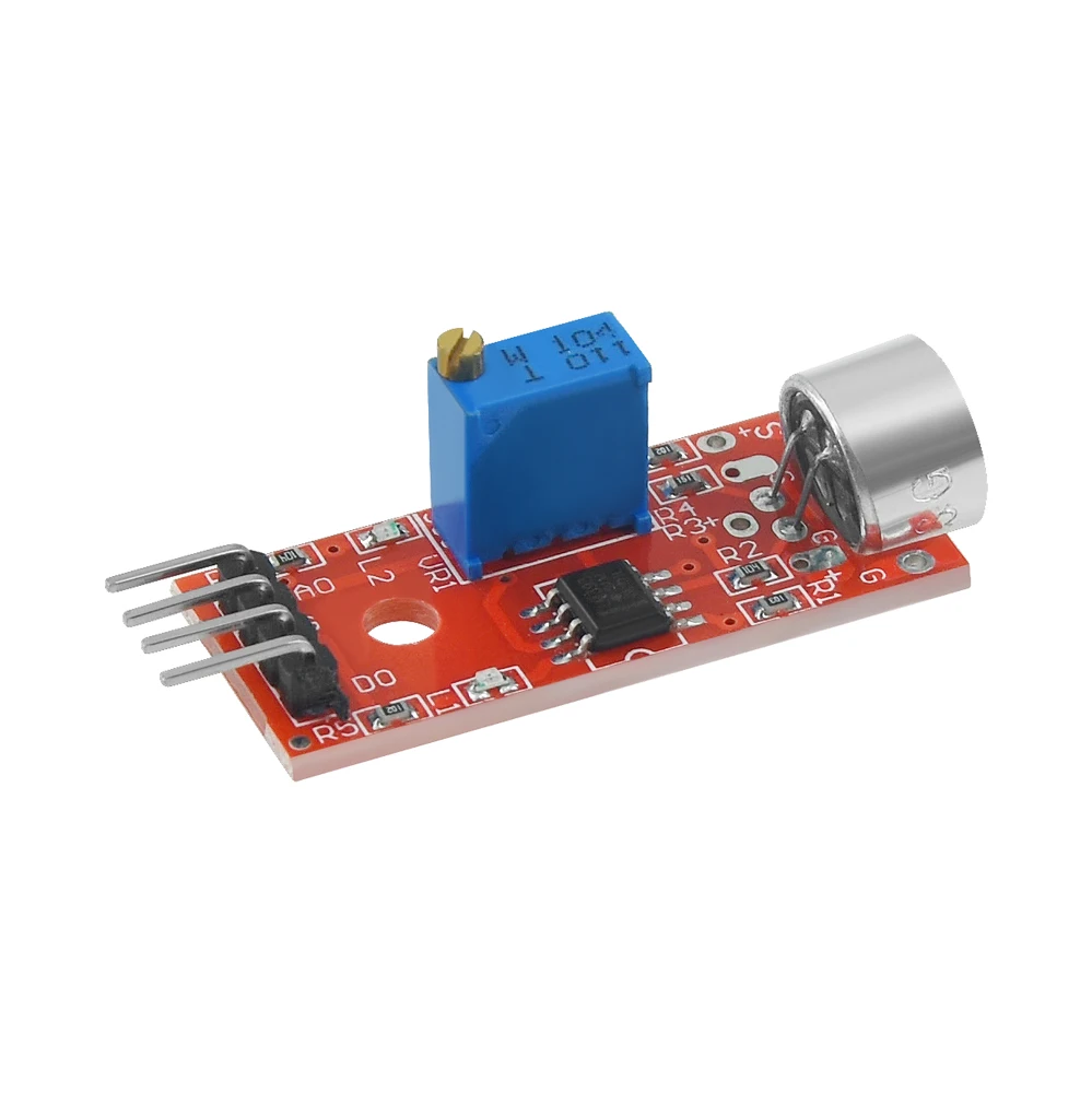 Микрофон звук голоса Сенсор обнаружения модуль для Arduino AVR PIC с аналоговым и