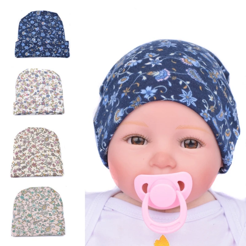 

0-2 Years old New Newborn Baby Boy Girls Toddler Infant Kids Children Winter Knit Floral Leopard Hat Cap Beanie Baby Gifts