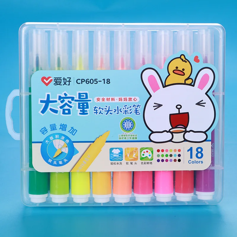 

Mini Washable Brush Fineliner Markers For Kids Watercolor Pen Set Brush Tips Colored Calligraphy For Drawing Writing Sketching