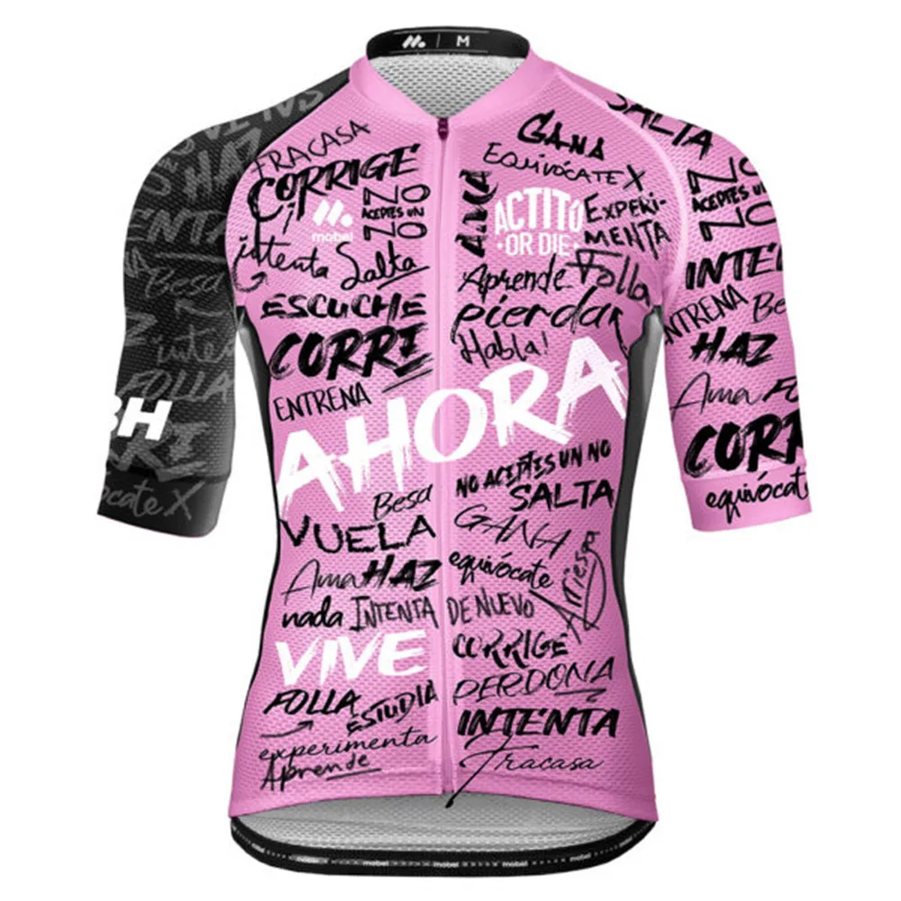 

ACTITÚFUL Mobel Men Cycling Jersey Top Breathable Short Sleeve Bike Equipment MTB Bicycle Clothing Kit Maillot Ciclismo Hombre
