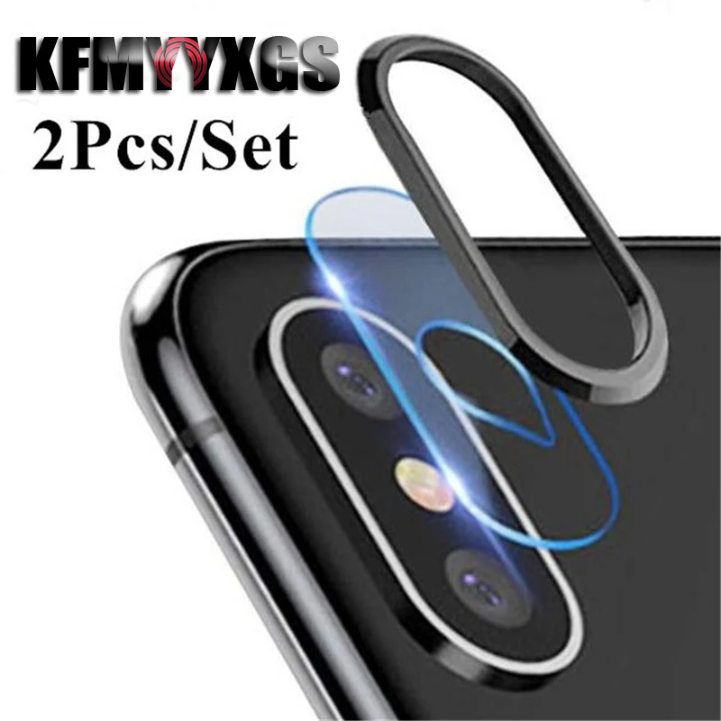 Закаленное стекло 2 шт./компл. + металлическое защитное кольцо для объектива