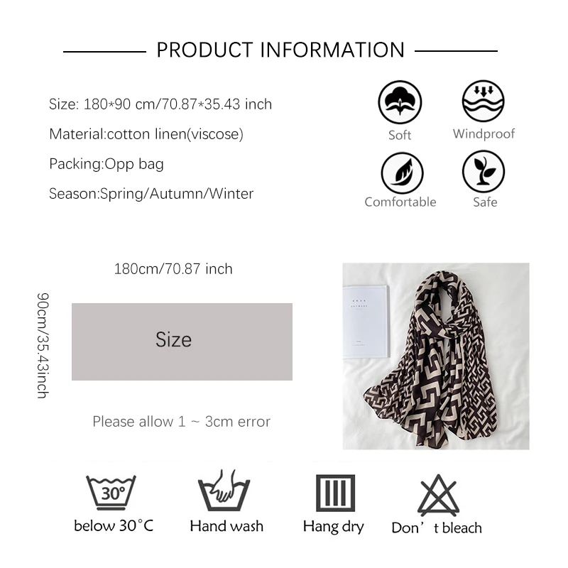 Вискозный хлопковый шарф хиджаб для женщин с принтом пейсли, мягкий, теплый, подходит для осени и зимы, пляжный платок, фуляр для головы, бандана 2022 года.