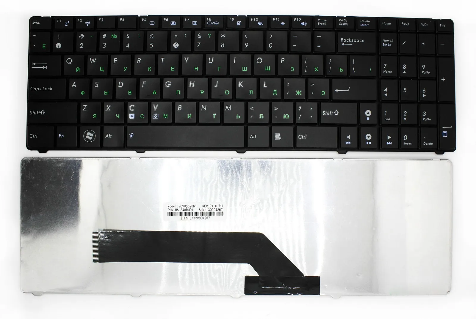 Клавиатура для ноутбука Asus K50 K60 K70 p/n: 04GNV91KRU00-1 04GNV91KRU00-2 04GNVK5KRU01-2 | Компьютеры и офис