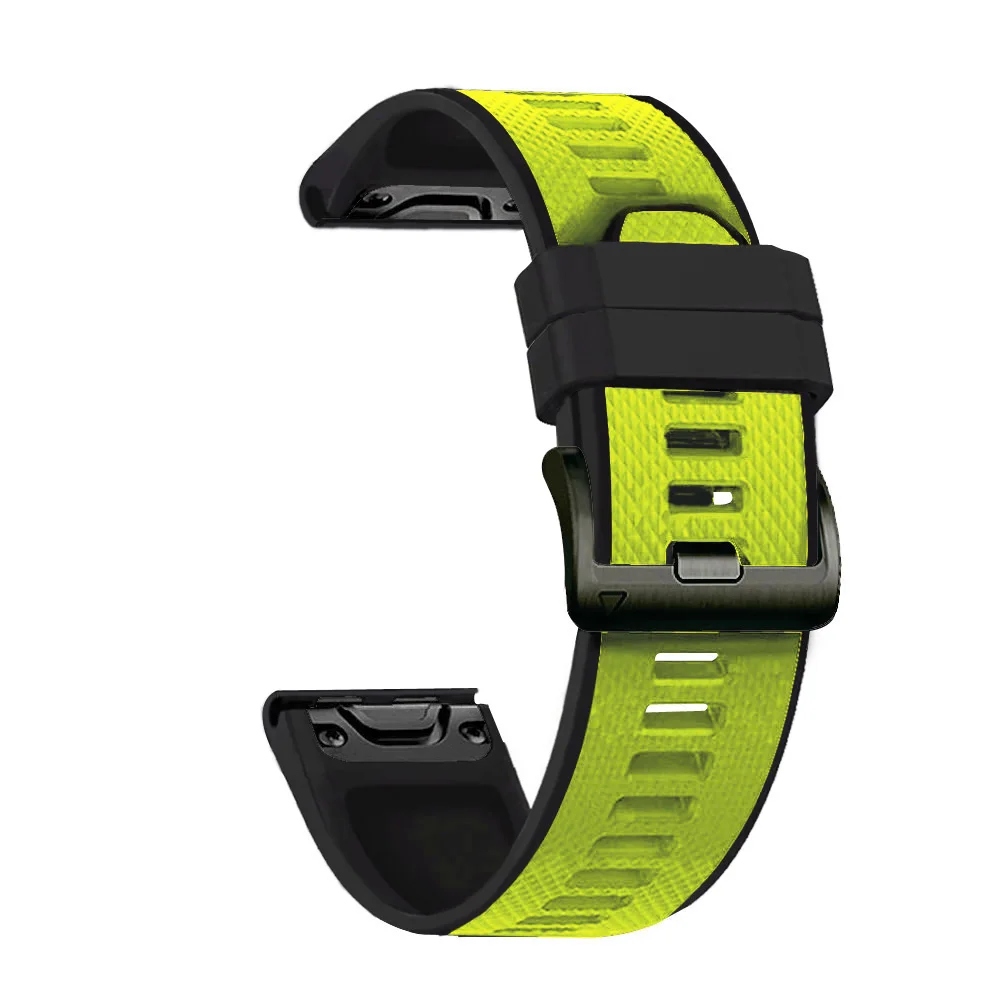 Ремешок для наручных часов Garmin Fenix 5 5X Plus 6 6X Pro 3 HR 935 мягкий силиконовый браслет