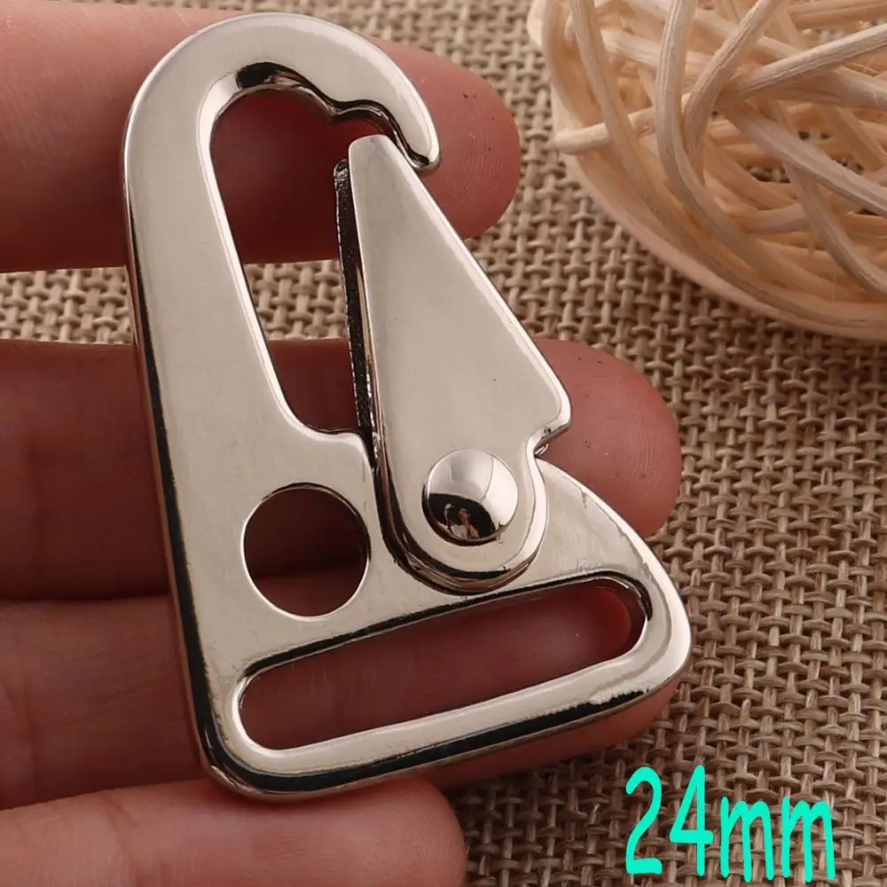 Застежки-карабины 6 шт. серебристые застежки-карабины 1 дюйм для ворот сумок