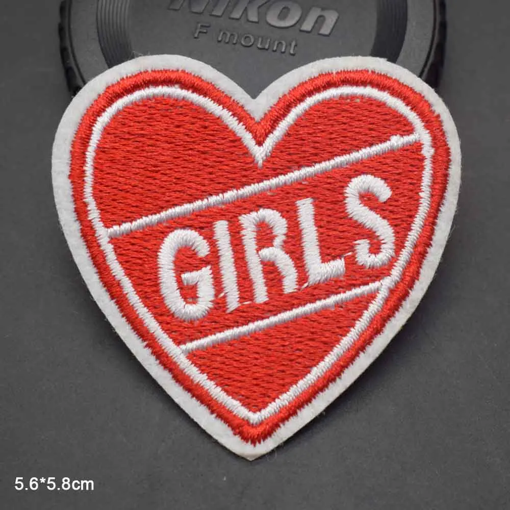 Новинка дешевая нашивка для одежды в стиле панк с вышитыми буквами девушек юбки