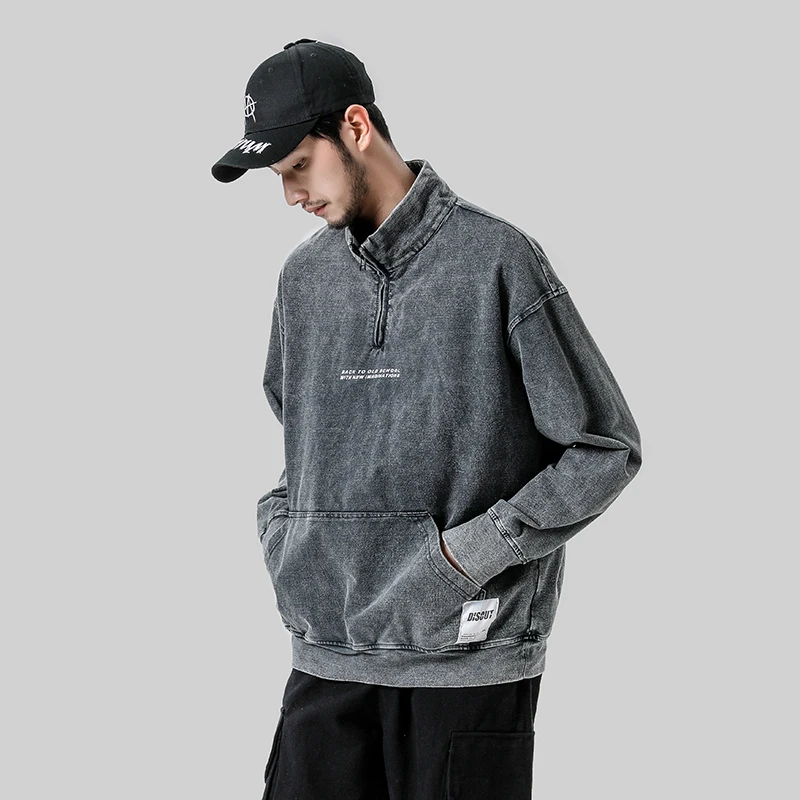 VODOF 2019 осенний мужской пуловер с длинными рукавами круглым вырезом мужские