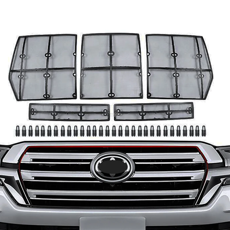 Аксессуары для Toyota Land Cruiser 200 FJ200 2016 2017 2018 сетка скрининга насекомых передняя