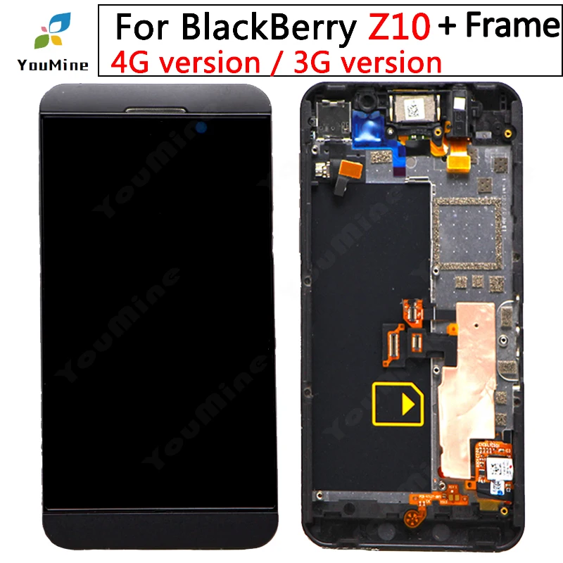 100% гарантия для Blackberry Z10 4G/3G версия ЖК дисплей сенсорный экран с дигитайзером в