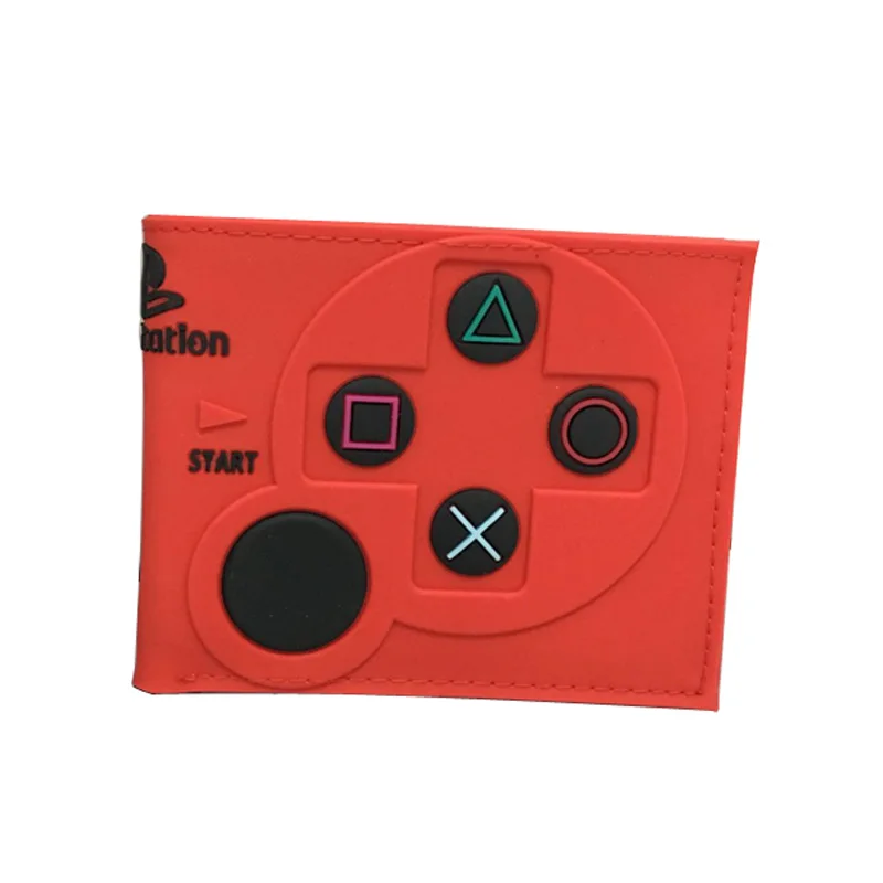 Hot 3D Designs Games Purse Anime Cartoon Playstation PVC Wallets for Students Boy Girl Money Coin Holder Short Wallet |