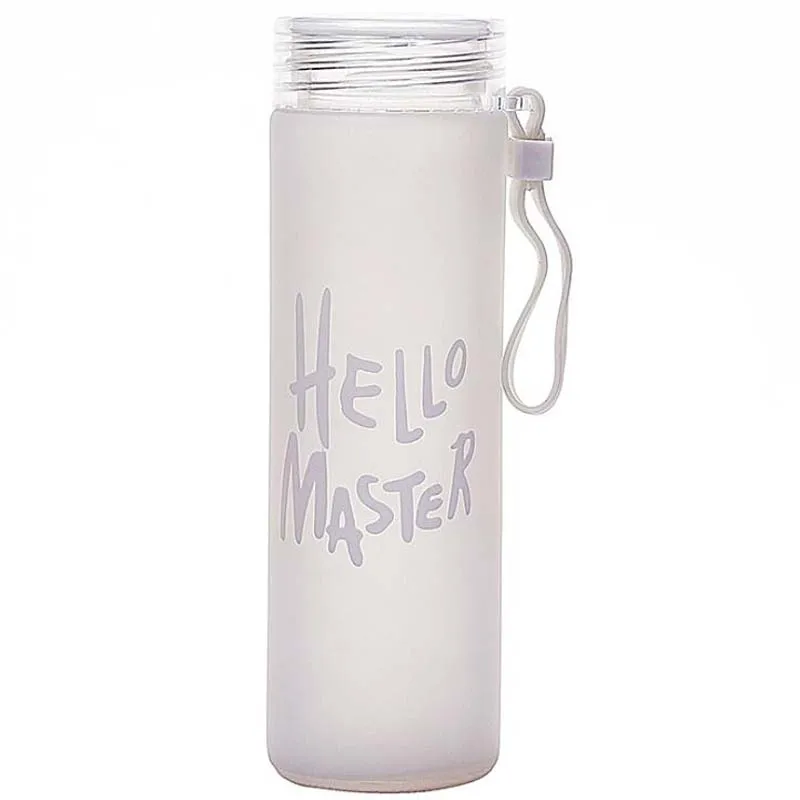 Портативная Спортивная бутылка для воды 400 мл стеклянный походный чайник отдыха