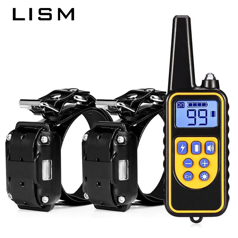 Электрический ошейник для дрессировки собак водонепроницаемый перезаряжаемый с