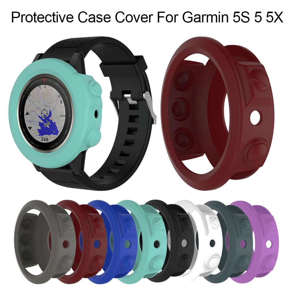 Аксессуары силиконовые Защитный чехол КРЫШКА ДЛЯ наручных gps часов Garmin fenix 5X/5S/5x