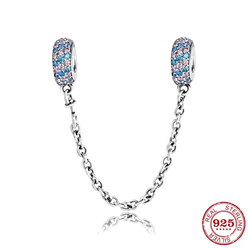 2021 новый 925 стерлингового серебра для женщин модные безопасносные браслеты