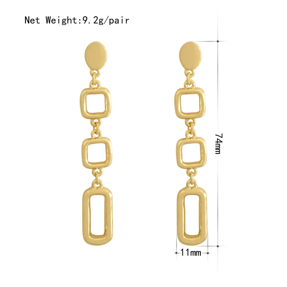 

2020 Big Earrings For Women Hanging Dangle modern Party Circle Simple Trend Exaggeration Girls Gold Female
