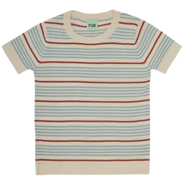 Трикотажный Хлопковый свитер для мамы и дочки на весну/лето |