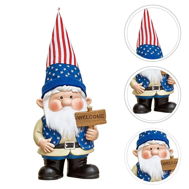 

Welcome Gnome Statue Acrylic Gnome Pendant Porch Welcome Sign Decor Acrylic Miniature
