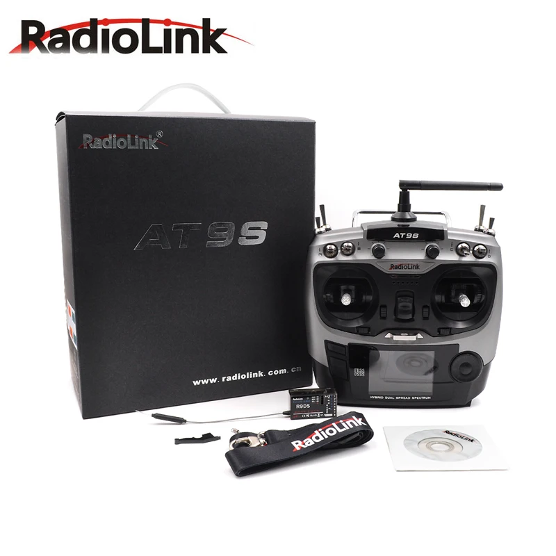 Радиопередатчик Radiolink AT9S PRO 12CH 2 4G с R9DS приемником AT9 пульт дистанционного