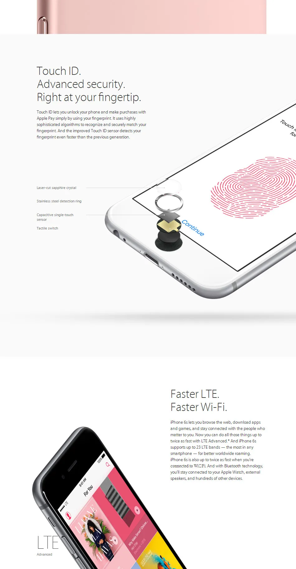 Apple iPhone 6S Plus iPhone 6S P 2GB ram 16& 32& 64& 128GB rom 5," iOS двухъядерный 12.0MP разблокированный 4G LTE мобильный телефон
