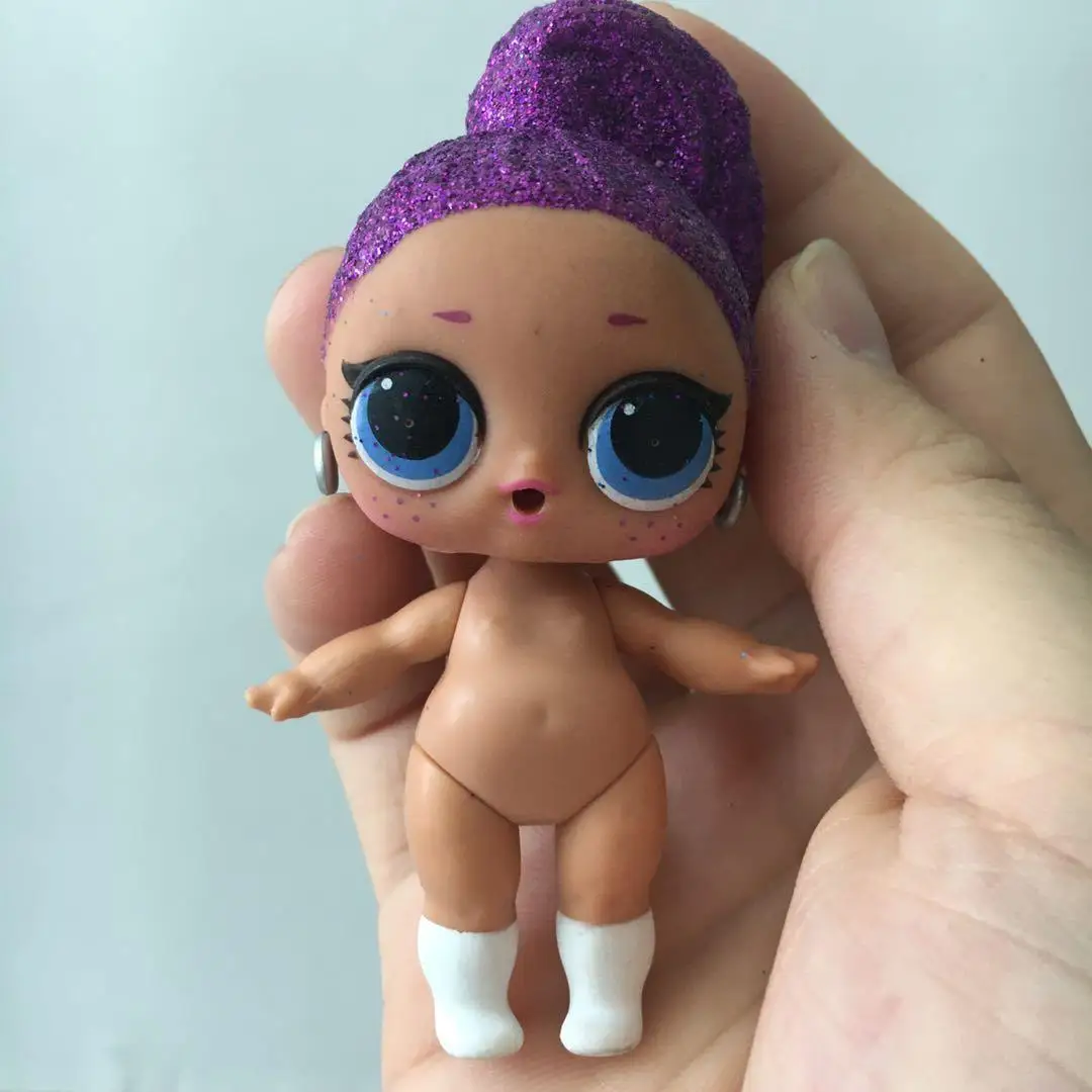 1 шт. LOLs 8 см обнаженные большие куклы DIY милые 4 LIL Sister Pet PHOTON SHINE Редкие крошечные