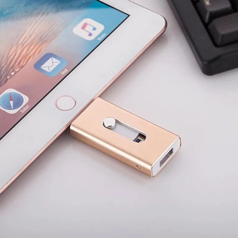 USB флеш-накопитель 3 в 1 OTG с Type-c 64 ГБ 128 для apple iphone карта памяти 16 Гб Android флешка 0 32 |