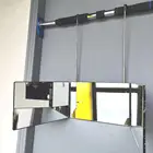 Зеркало для макияжа тройного сложения 360 градусов тройного сложения настольное зеркало для туалетного столика косметические зеркала реалистичное отражение легко хранить зеркало из АБС