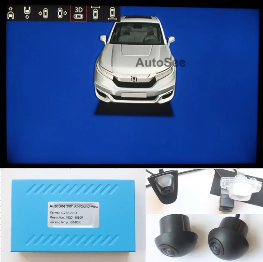 Камера для Honda URV avancier камера с объемным обзором 360 градусов наблюдение за птичьим
