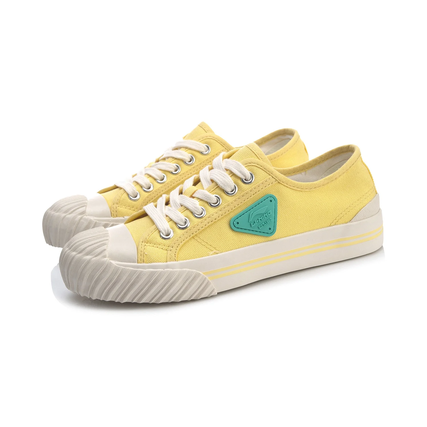 Женская Классическая парусиновая обувь Li-Ning для прогулок удобная спортивная с