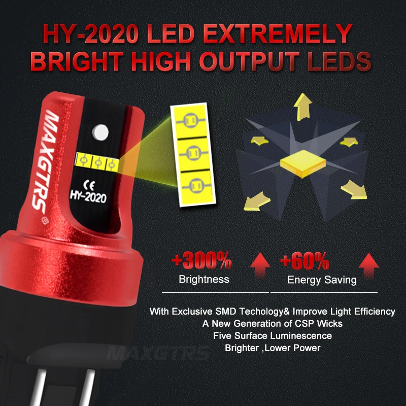 2x супер яркая 7443 7444 T20 W21/5W 1157 BAY15D P21/5W 3157 P27/7W светодиодный светильник лампа DRL