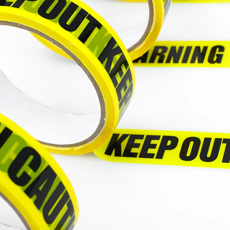 25 м DIY декоративные Предупреждающие ленты украшения для Хэллоуина улицы страшные