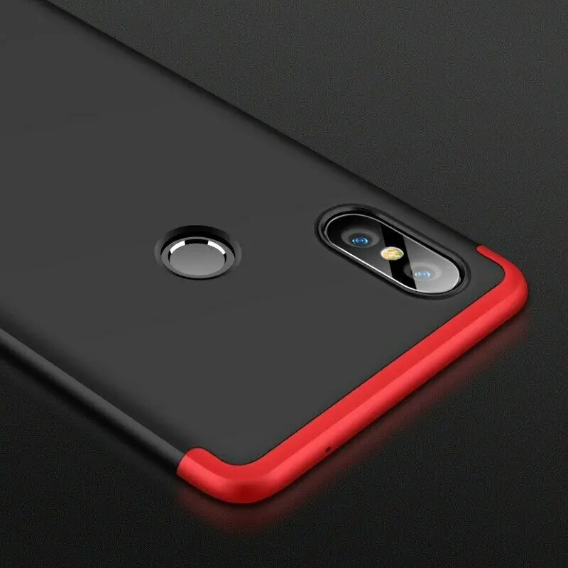Для Xiaomi Mi Mix 2S GKK 360 Защита корпуса ударопрочный Жесткий ПК чехол 3 в 1 дизайн