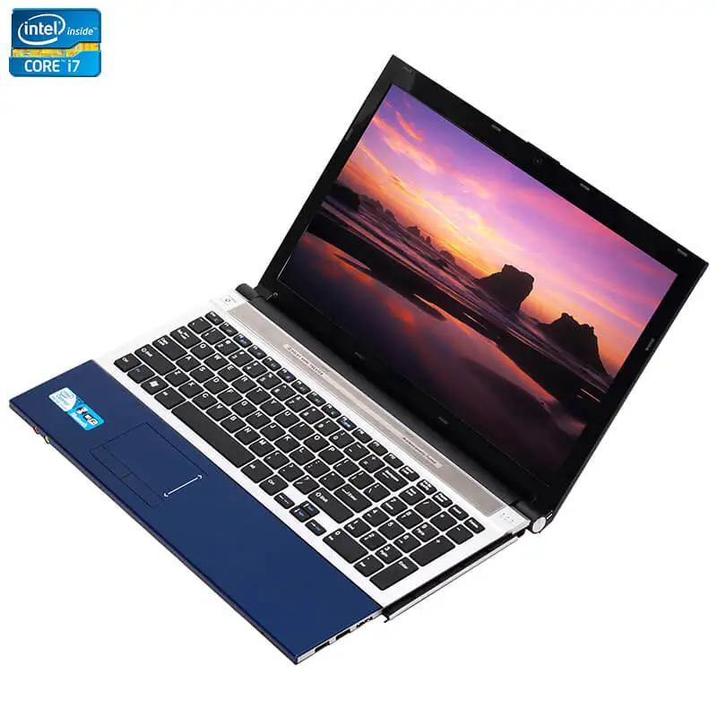 15 6 дюймовый процессор Intel Core i7 8 ГБ ОЗУ 1 ТБ HDD Windows 7/10 система DVD RW RJ45 Wifi Bluetooth Функция