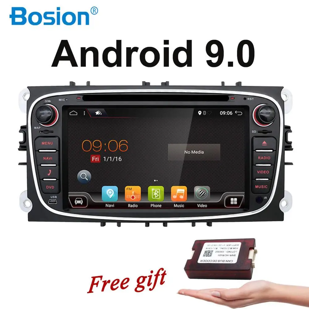 8 ядерный емкостный экран Android 9,0 автомобильный DVD навигатор для Ford Mondeo S-Max Focus II gps РАДИО Wifi 3g Bluetooth