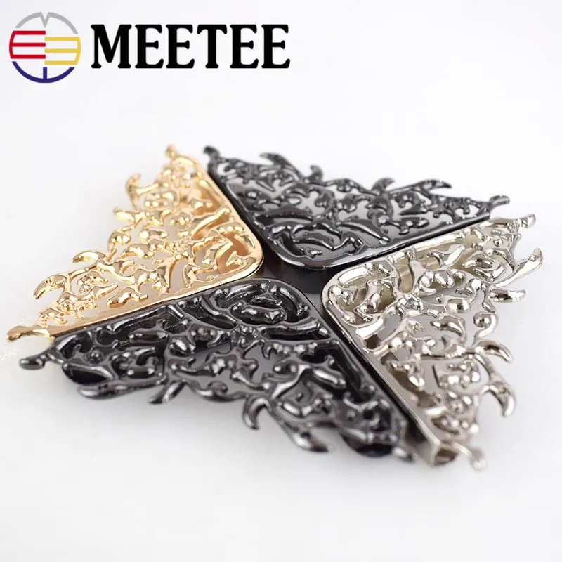 Сумка Meetee BD303 4/10 шт. 46*63 мм защита для углов металлические пряжки кожаная сумка
