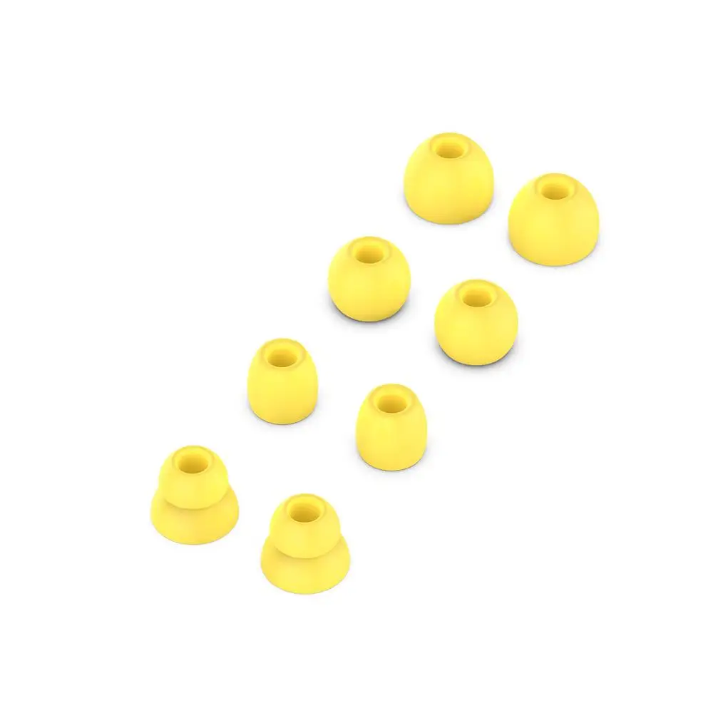 yellow earbuds FIFATA для Apple Beats Powerbeats Pro TPU чехол для наушников для Powerbeats Pro Беспроводная bluetooth-гарнитура Сменные беруши - Цвет: yellow earbuds