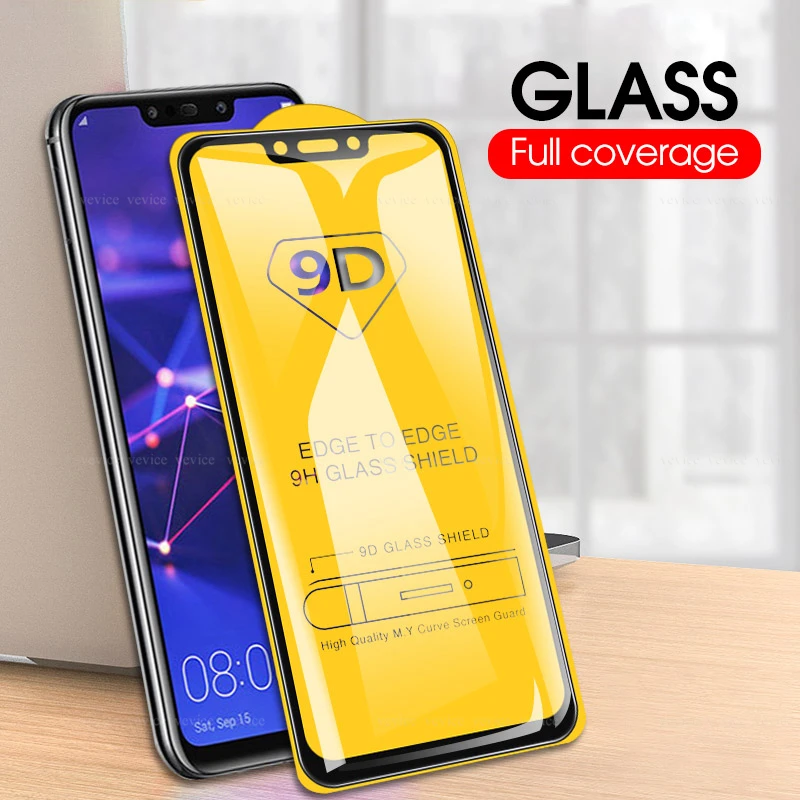 9D Защитная пленка для экрана из закаленного стекла Huawei Mate 20 lite P Smart 2019 HD Honor 8X